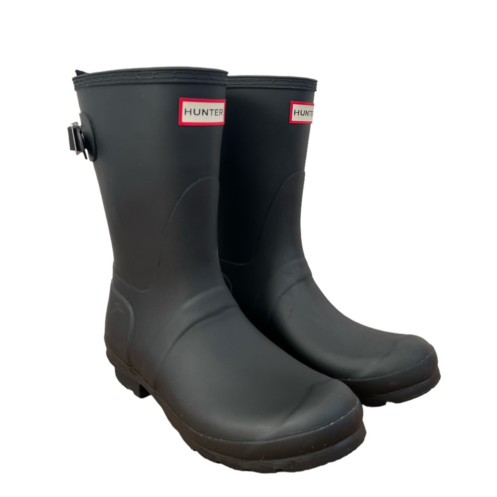 Hunter Footwear Women's Original Short Back Adjustable Rain Boots Size 7 - Picture 1 of 11